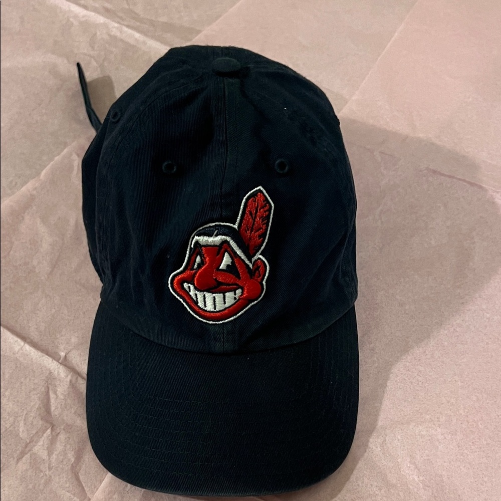 Blue Baseball Cap with Embroidered Logo